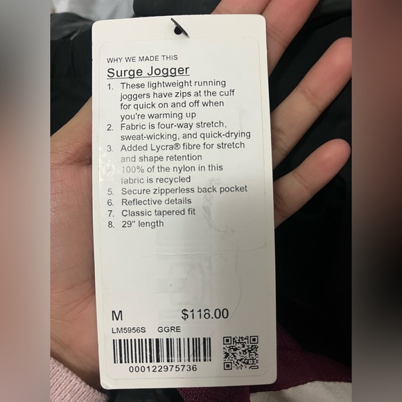 Lululemon surge joggers - Picture 6 of 6